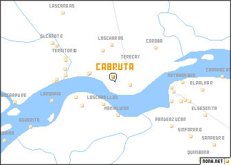 map of Cabruta