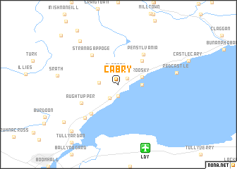 map of Cabry