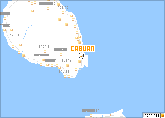 map of Cabuan