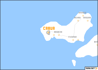 map of Cabua