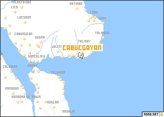 map of Cabucgayan