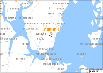 map of Cabuçu