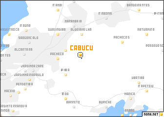 map of Cabuçu