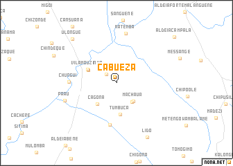 map of Cabueza