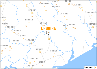 map of Cabuire