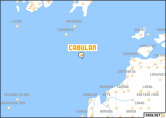 map of Cabul-an