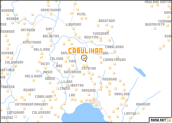 map of Cabulihan