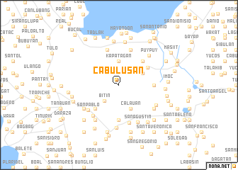 map of Cabulusan