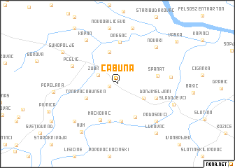 map of Cabuna