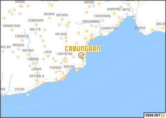 map of Cabungaan