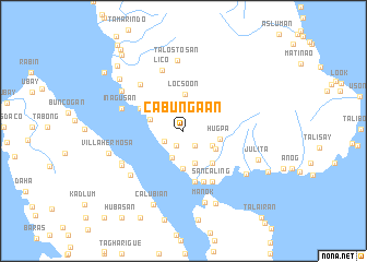 map of Cabungaan