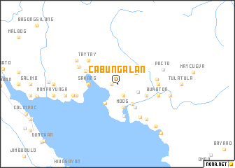 map of Cabungalan