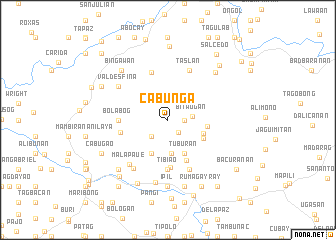 map of Cabuñga