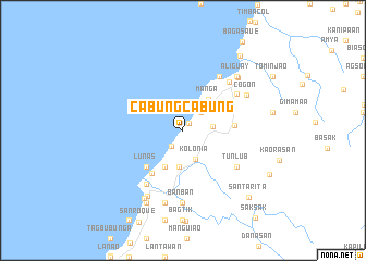 map of Cabung-cabung