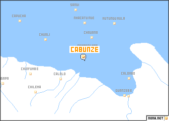 map of Cabunze