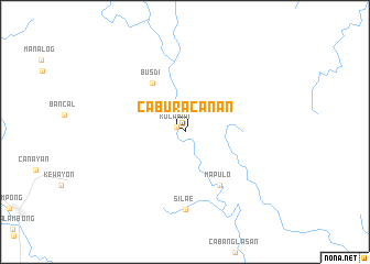 map of Caburacanan