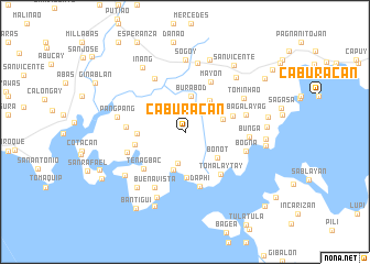 map of Caburacan