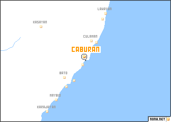 map of Caburan