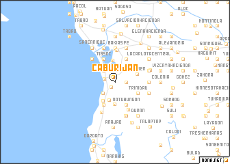 map of Caburijan