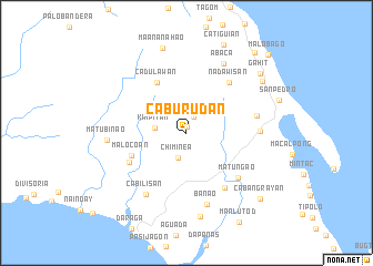 map of Caburudan