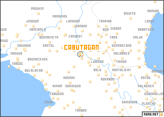 map of Cabutagan
