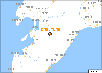 map of Cabutuan