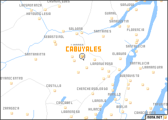 map of Cabuyales