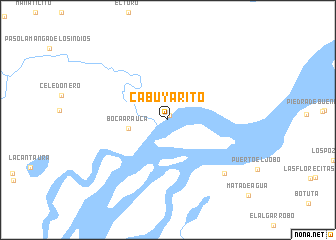 map of Cabuyarito