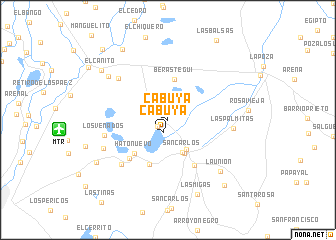 map of Cabuya