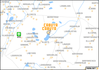 map of Cabuya