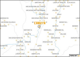 map of Cabuya