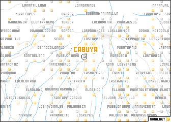 map of Cabuya