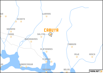 map of Cabuya