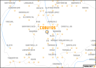 map of Cabuyos