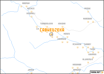 map of Cabwedzeka