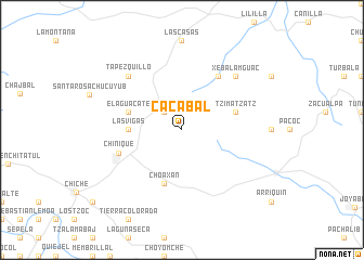 map of Cacabal