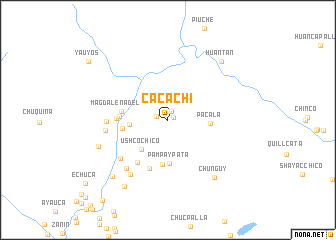 map of Cacachi