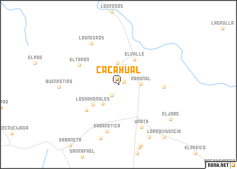 map of Cacahual