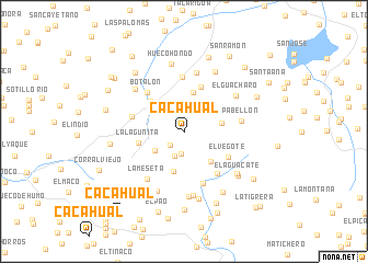 map of Cacahual