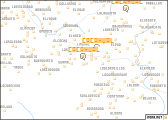 map of Cacahual