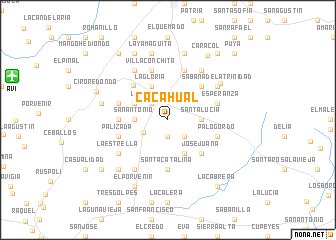 map of Cacahual