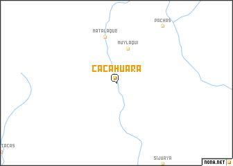 map of Cacahuara