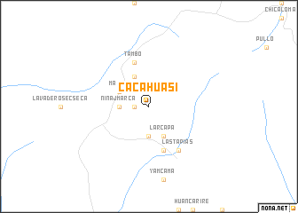 map of Cacahuasi