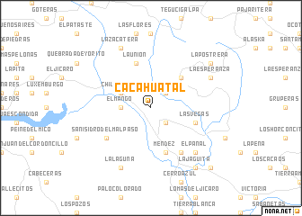 map of Cacahuatal