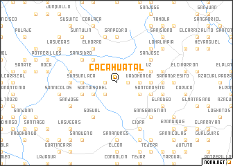 map of Cacahuatal