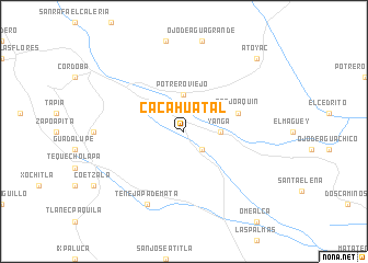 map of Cacahuatal