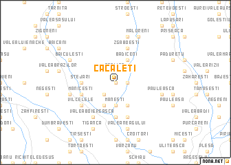 map of Cacaleţi