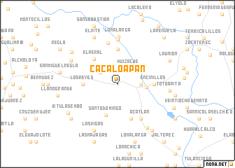 map of Cacaloapan