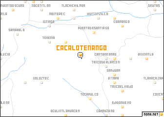 map of Cacalotenango