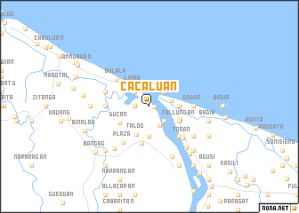 map of Cacaluan